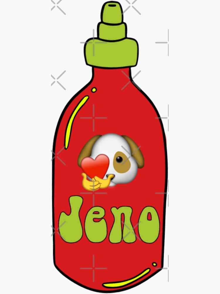 "NCT Dream 맛 Hot Sauce Bottle JENO" Sticker by jirinda Redbubble