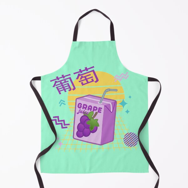Item preview, 90s Japanese Kawaii Grape Juice Box designed and sold by Happy Puppy Print On Demand.