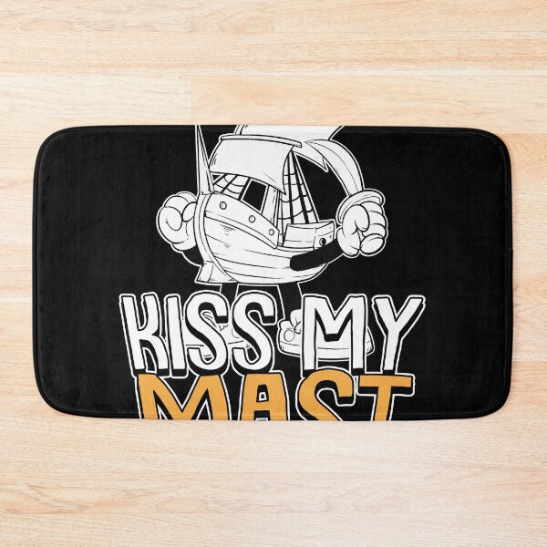Item preview, Kiss my Mast Pontoon Boat captain Motor Boating Sailing  designed and sold by Rzelemenz.