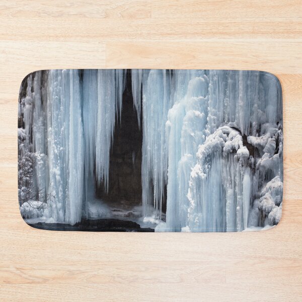 Item preview, frozen waterfall iceland designed and sold by nature scenerys.