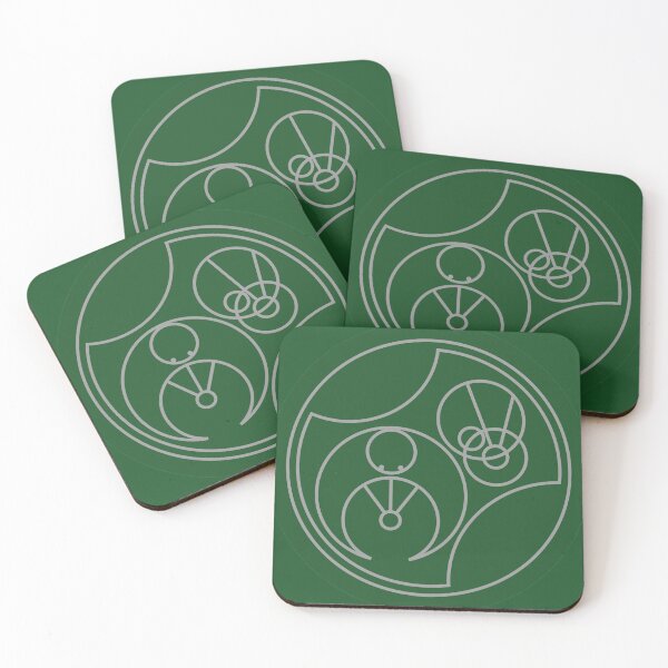 Item preview, F#*£ You in circular gallifreyan (green) designed and sold by Ukuleledoodle.