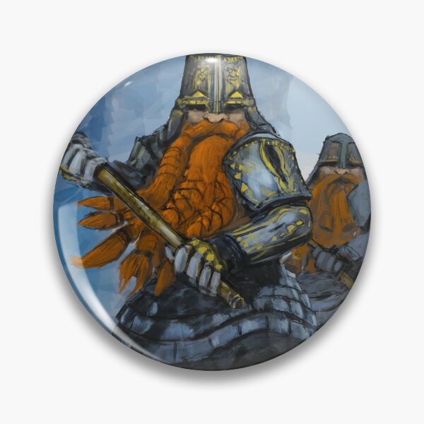 Item preview,  Dwarf with hammer fantasy illustration  designed and sold by dragonloot.