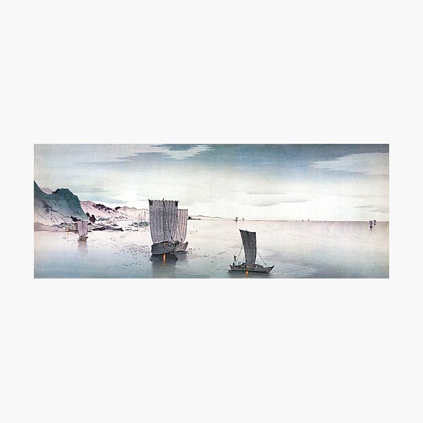 Item preview, Yūgure no hansen (1900–1915) by Ohara Koson designed and sold by Antigone Magazine.