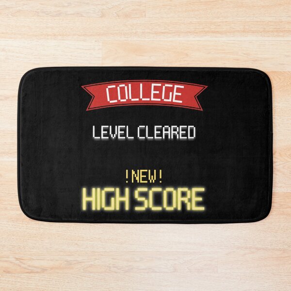 Item preview, College Level Complete New High Score - Gamers Graduation designed and sold by For the love of Pixels.