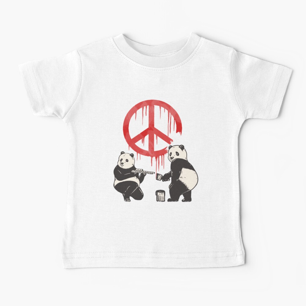 Pandalism 2 Peace Sign Baby T-Shirt