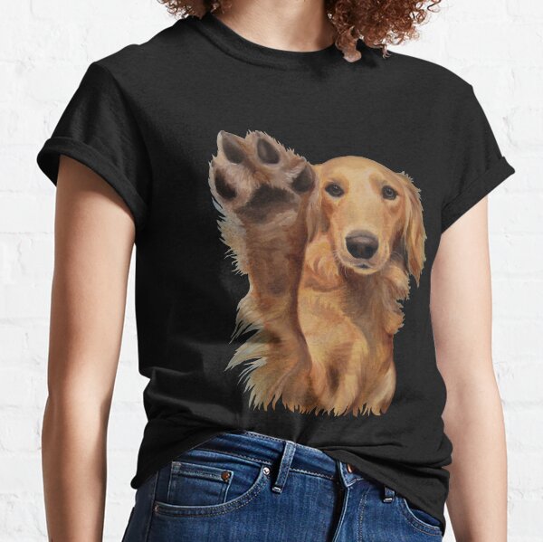 Golden Retriever High Five Classic T-Shirt