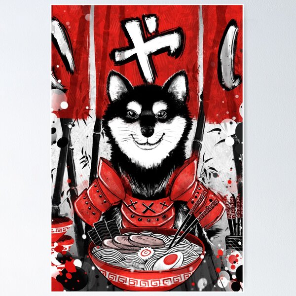 Artikel-Vorschau von Japan Shiba Ramen, designt und verkauft von Ruby-Art.