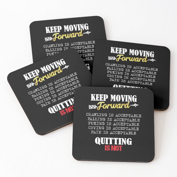 Item preview, Keep Moving Forward And Don't Quit Quitting designed and sold by Dressed For  Duty.
