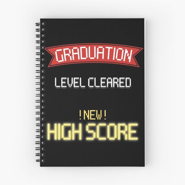 Item preview, Graduation Level Complete New High Score - Gamers designed and sold by For the love of Pixels.