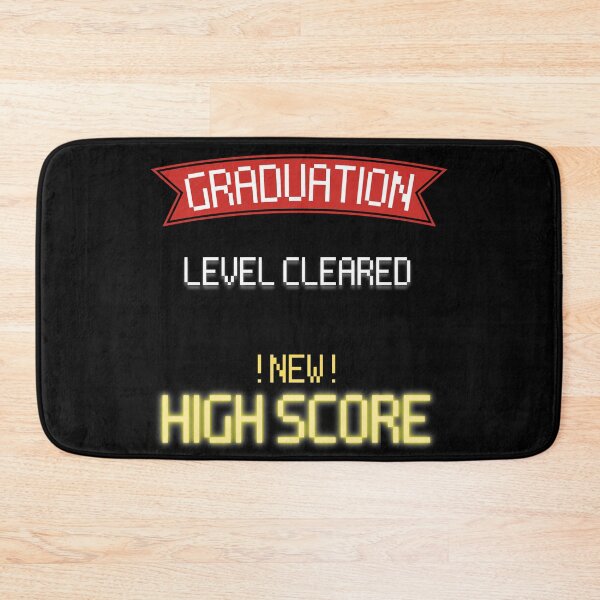 Item preview, Graduation Level Complete New High Score - Gamers designed and sold by For the love of Pixels.