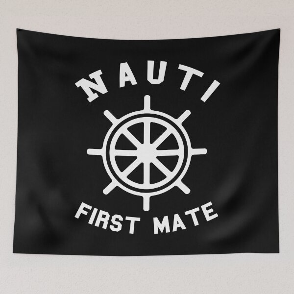 Item preview, Nauti first Mate Pontoon Boat captain and Motor Boating  designed and sold by Rzelemenz.