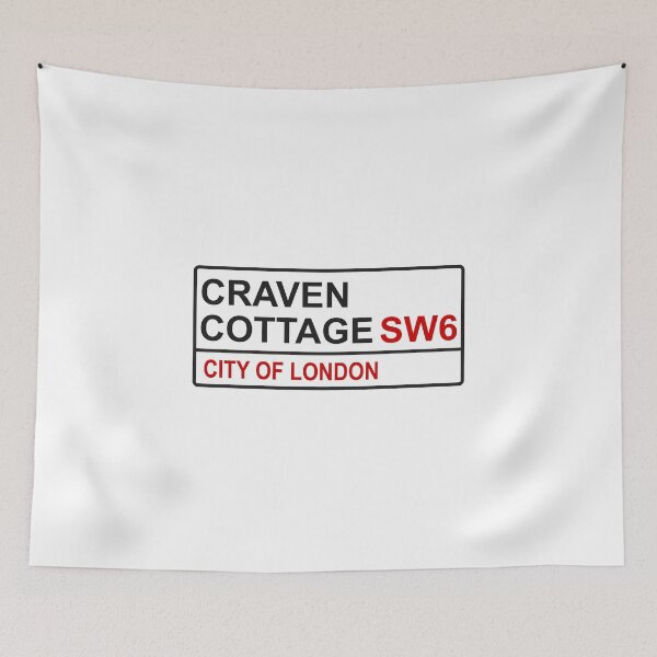 Item preview, Fulham Football Team Craven Cottage Street Sign designed and sold by DelfDesign.