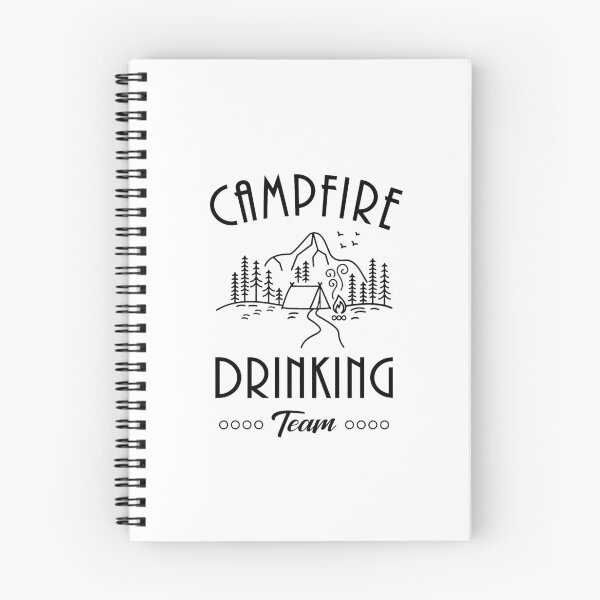 Item preview, Campfire Drinking Team Funny camping Lovers  gift designed and sold by Theobsessed01.