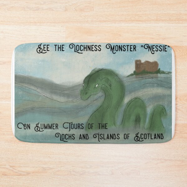 Item preview, Lochness Monster Postcard  designed and sold by GiggleMugMoon .