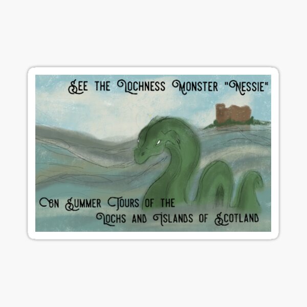 Beasts of the Night Mokele Mbembe Kiss-cut Stickers 