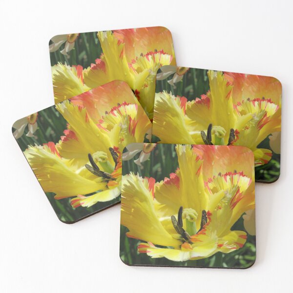 Item preview, Cheery Yellow Parrot Tulip designed and sold by Monica-Stroud.