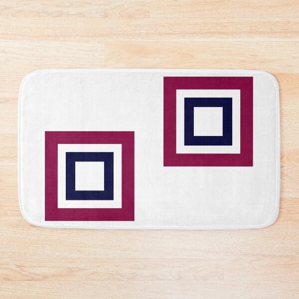Item preview, Raspberry plain background and white art deco pattern designed and sold by Brontorino.