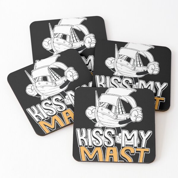 Item preview, Kiss my Mast Funny Sailboat captain Nautical Sailor Sailing  designed and sold by Rzelemenz.