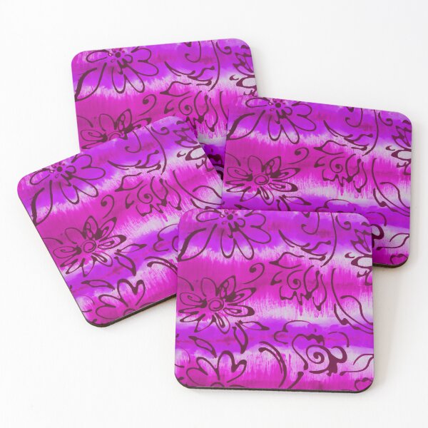 Item preview, Squiggle Floral Tie Dye designed and sold by Leslie Rogers Todder.
