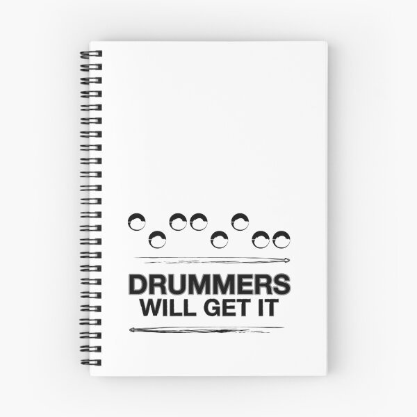 Item preview, Drummers Will Get It - Paradiddle (black text) designed and sold by Kendall Anderson.
