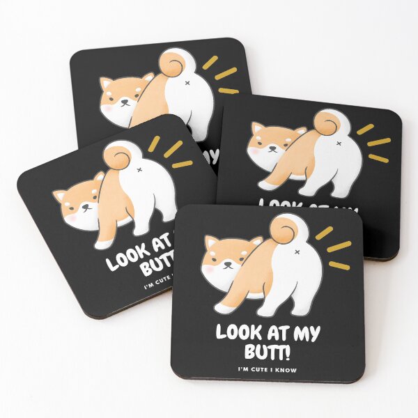 Item preview, Cute Shiba Inu Butt print designed and sold by ThousandAutumns.