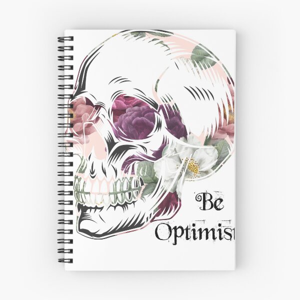 Item preview, be optimist skull classic designed and sold by paintingnou.