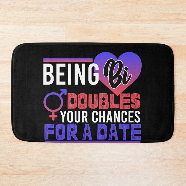 Item preview, Being Bi Doubles Your Chances for a Date Bisexual designed and sold by Mesyo.