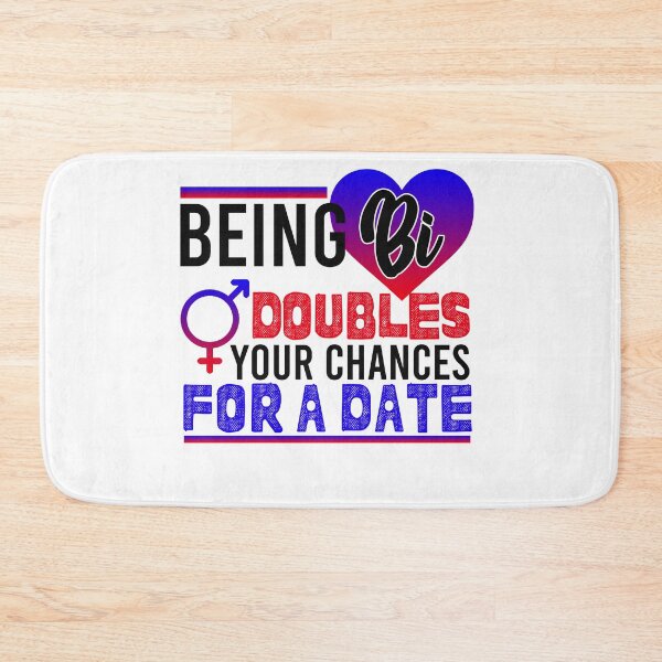 Item preview, Being Bi Doubles Your Chances for a Date Bisexual designed and sold by Mesyo.
