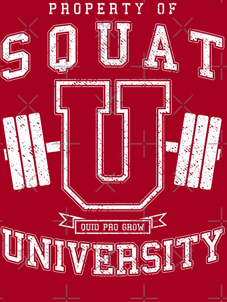  Squat University Vintage Varsity Fitness Gym Workout T