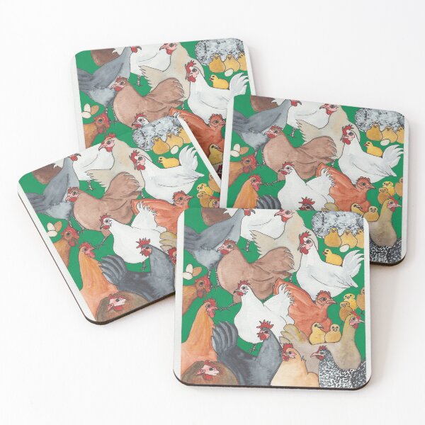 Item preview, Chicken friends designed and sold by RoSaArtprints.