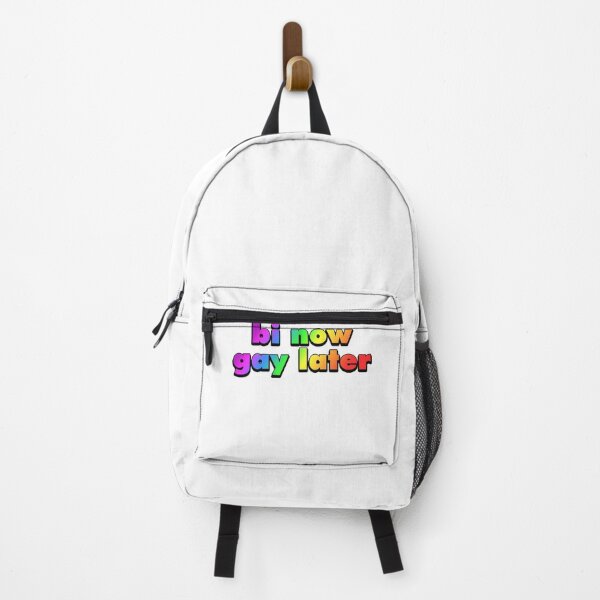 Item preview, Bi Now Gay Later Funny Bisexual Gift Rainbow designed and sold by Mesyo.