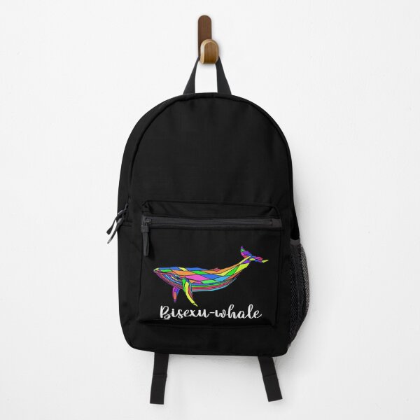 Item preview, Bisexu whale Funny Bisexual Design Rainbow Colours designed and sold by Mesyo.