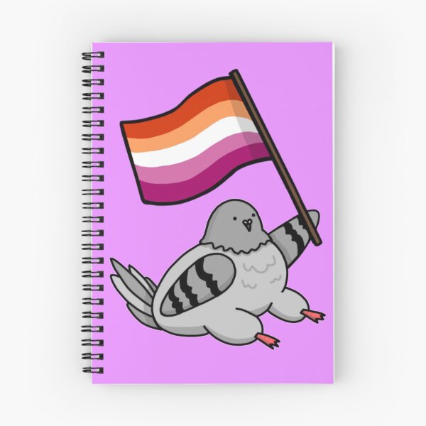 Item preview, Lesbian pride flag pigeon designed and sold by PigeonLouis.