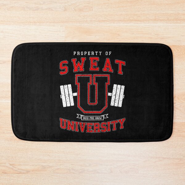 Item preview, Sweat University Vintage Varsity Fitness Gym Workout designed and sold by GrandeDuc.