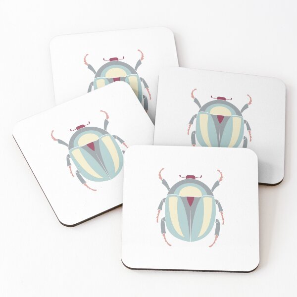 Item preview, Flower chafer beetle  with red wings illustration designed and sold by shushunya13.