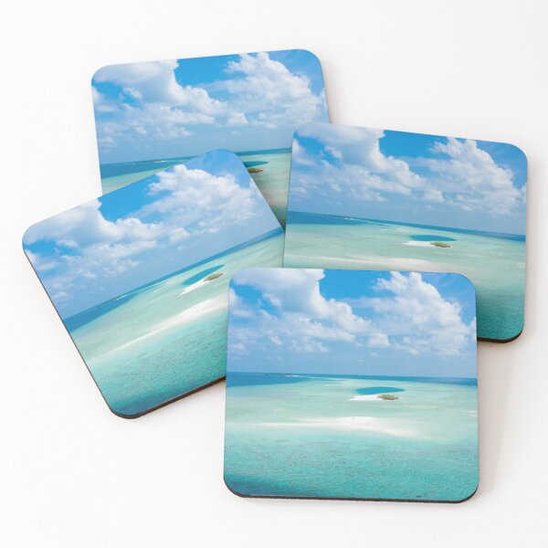 Item preview, Turquoise Blue Maldives Island  designed and sold by newburyboutique.
