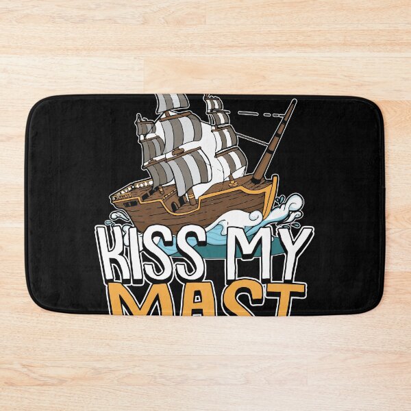 Item preview, Kiss my Mast Funny Sailboat captain Nautical Sailor Sailing designed and sold by Rzelemenz.