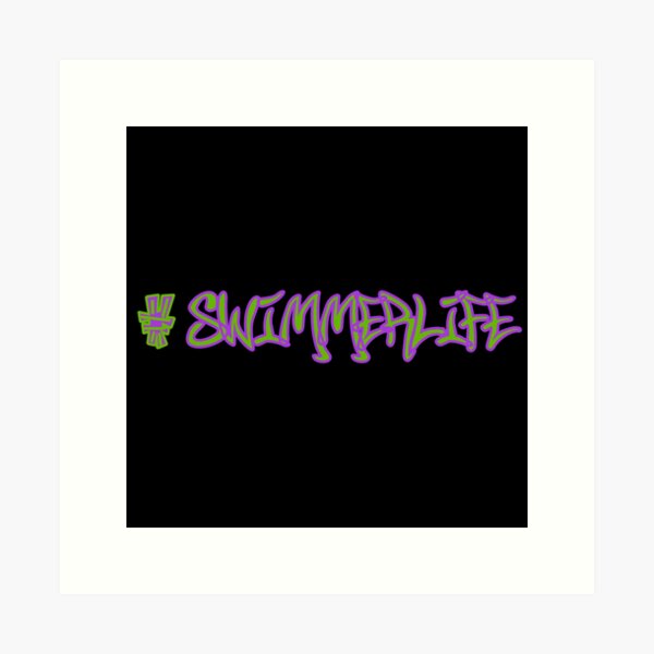 Item preview, # Swimmerlife. My Life is all about swimming designed and sold by Zwembad Vergelijker.