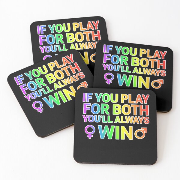 Item preview, If U Play For Both You Always Win Bisexual Gift designed and sold by Mesyo.