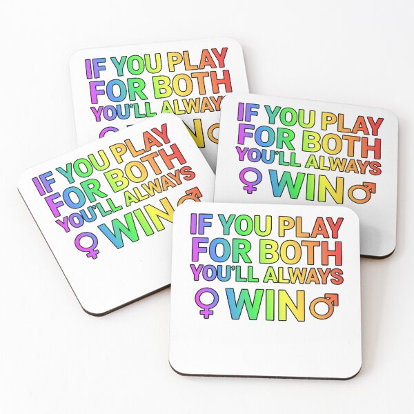 Item preview, If U Play For Both You Always Win Bisexual Gift designed and sold by Mesyo.