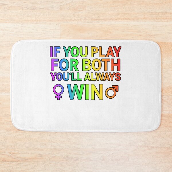 Item preview, If U Play For Both You Always Win Bisexual Gift designed and sold by Mesyo.