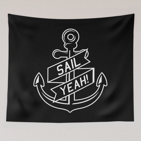 Item preview, Sail Yeah Funny Sailboat captain Nautical Sailor Sailing  designed and sold by Rzelemenz.