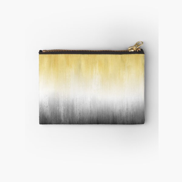 Item preview, Yellow and Black Painting Brush Strokes Modern Art designed and sold by NdesignTrend.
