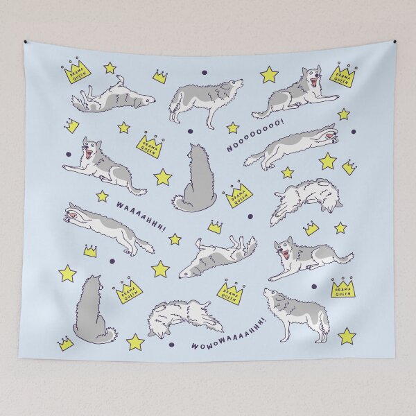 Item preview, Husky being dramatic designed and sold by Wlaurence.
