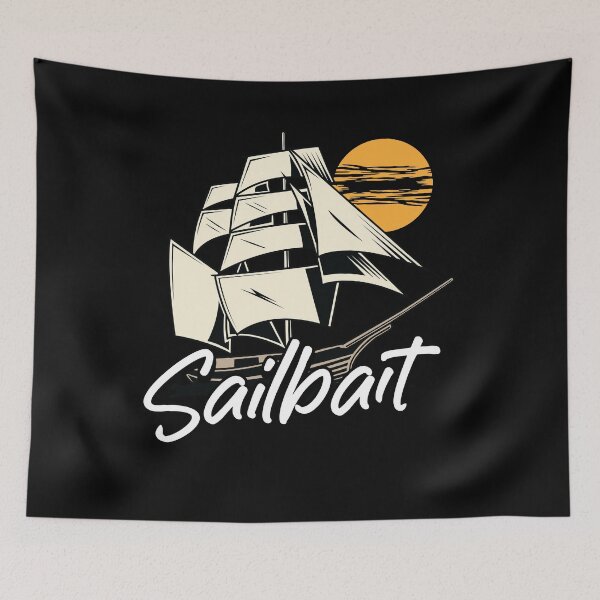 Item preview, Sailbait  Funny Sailboat captain Nautical Sailor Sailing  designed and sold by Rzelemenz.