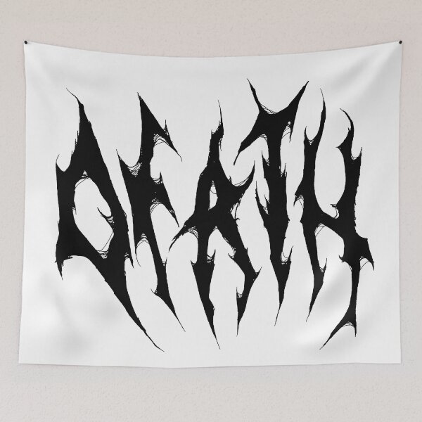 Item preview, Death Lettering designed and sold by Davidsfgh.