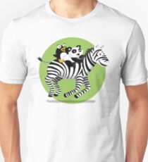 Black and White Buddies Unisex T-Shirt