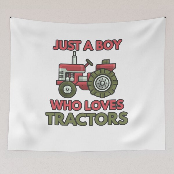 Item preview, boy who loves tractors          designed and sold by whatsyokidswear.