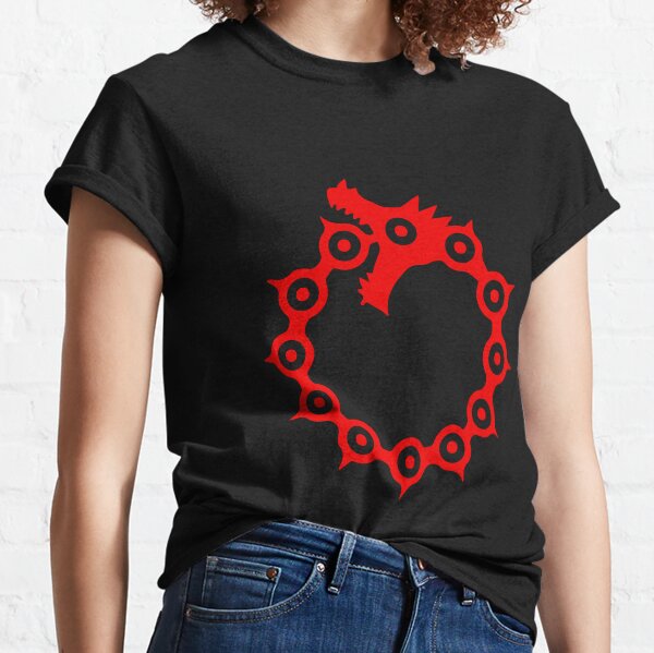 Signe du Dragon Meliodas T-shirt classique