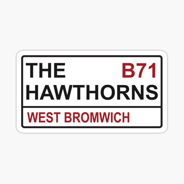 Item preview, West Brom Football Team The Hawthorns Street Sign designed and sold by DelfDesign.